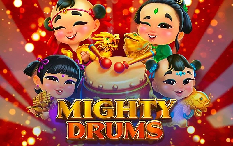 Enjoy the colorful Mighty Drums slot with Ripper Casino.
