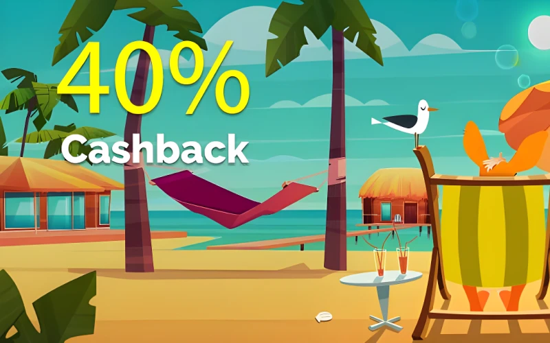 Get your cashback bonus up to 45% at Ripper.