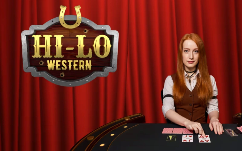Test your prediction skills at Hi-Lo Western game at Ripper Casino.