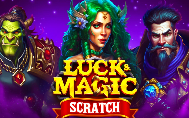 Play magical and mystic game Luck and Magic Scratch at Ripper Casino.