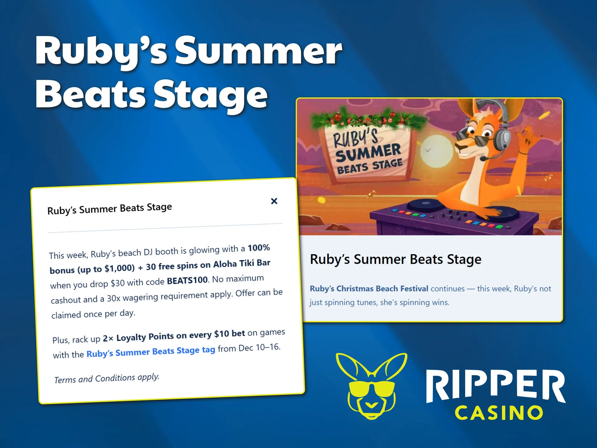 Ripper Casino Bonus Image