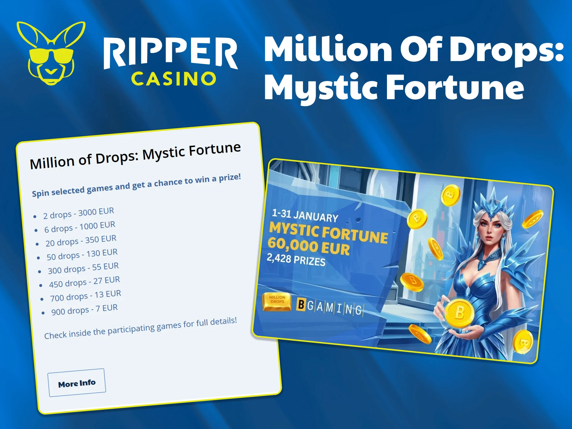 Claim your drops from Bgaming at Ripper casino.